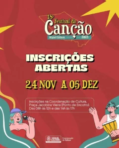 Atenção, artistas e amantes da música!